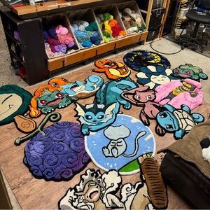 custom tufted rugs live show listing!